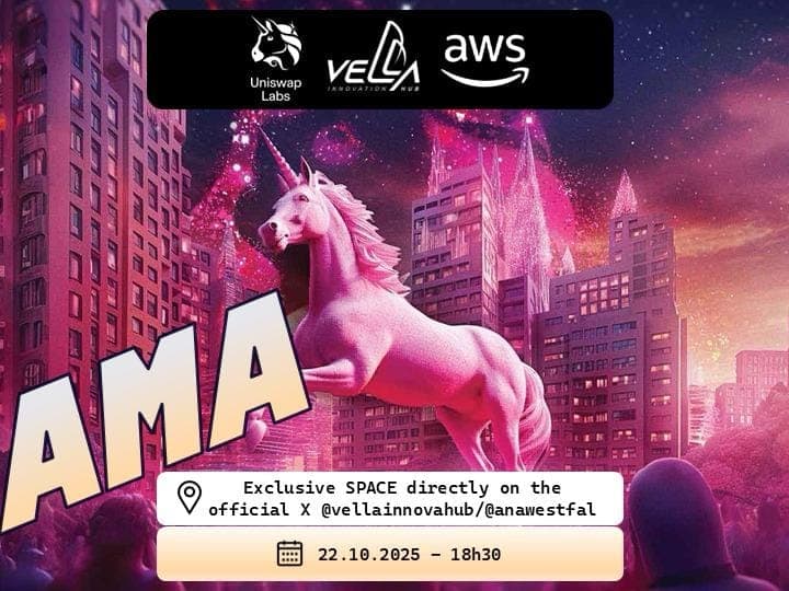 Poster for the AMA with Uniswap Labs on X, Oct 22, 2025
